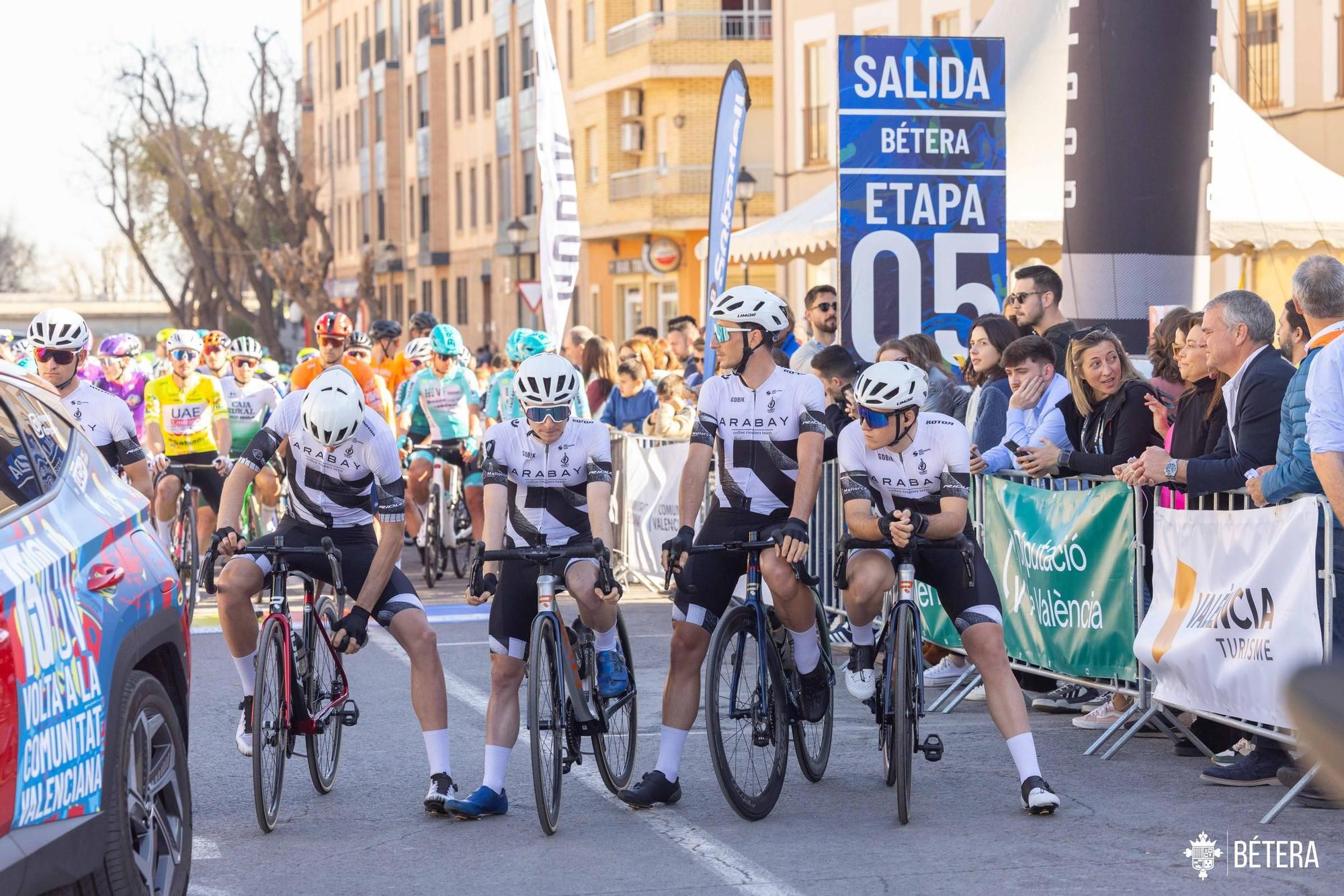 La última etapa de la Volta a la Comunitat Valenciana llena Bétera de buen ciclismo