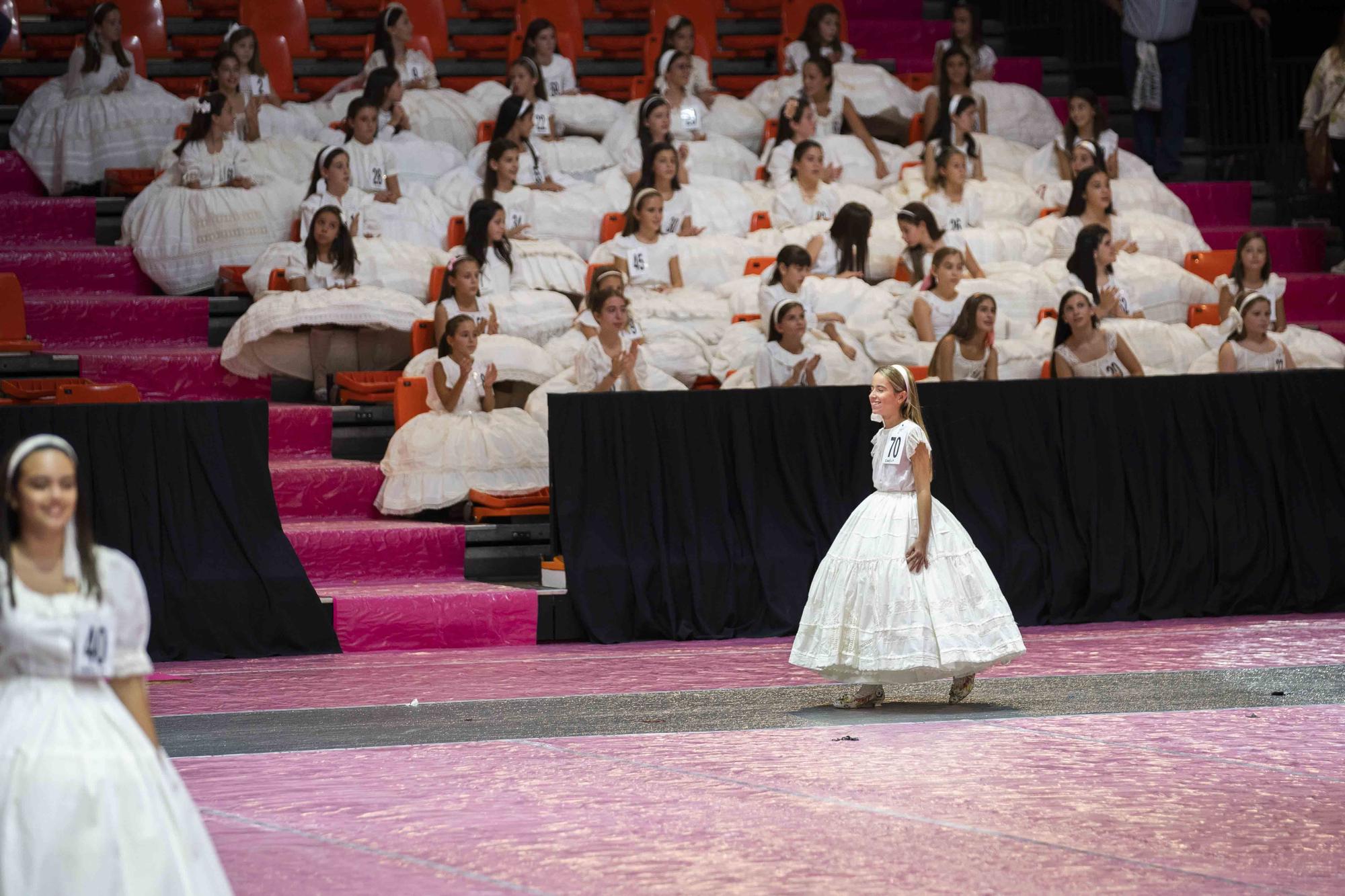 Así ha sido el ensayo de la gala para la elección de las cortes falleras 2023: infantiles