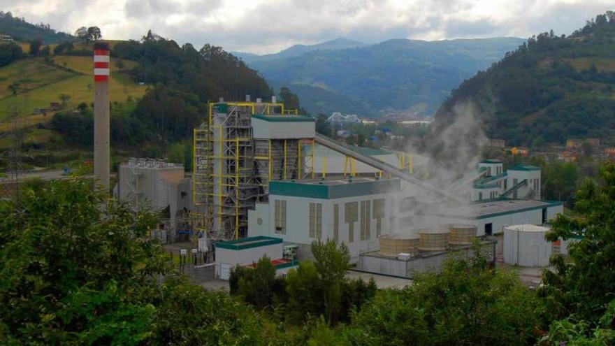 Térmica de La Perada, en Mieres.