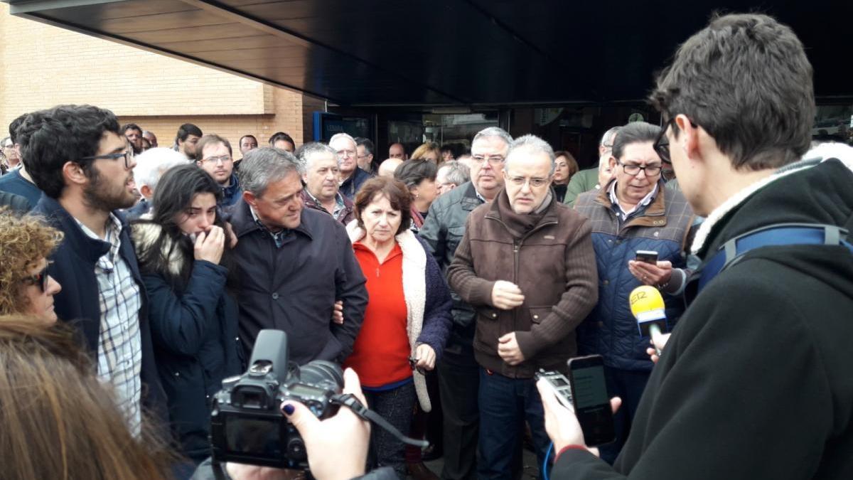 Homenaje de trabajadores de Renfe y familiares a la maquinista cordobesa fallecida