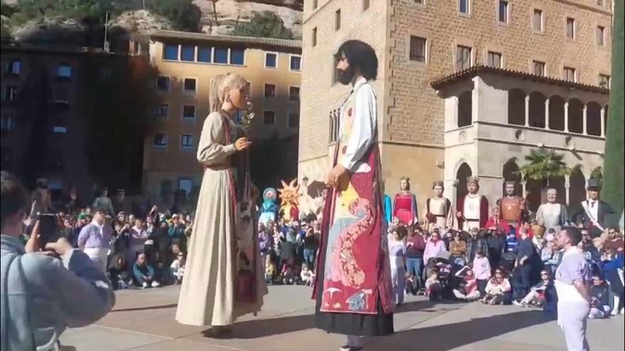 Vídeo: Montserrat esdevé l'epicentre del món geganter