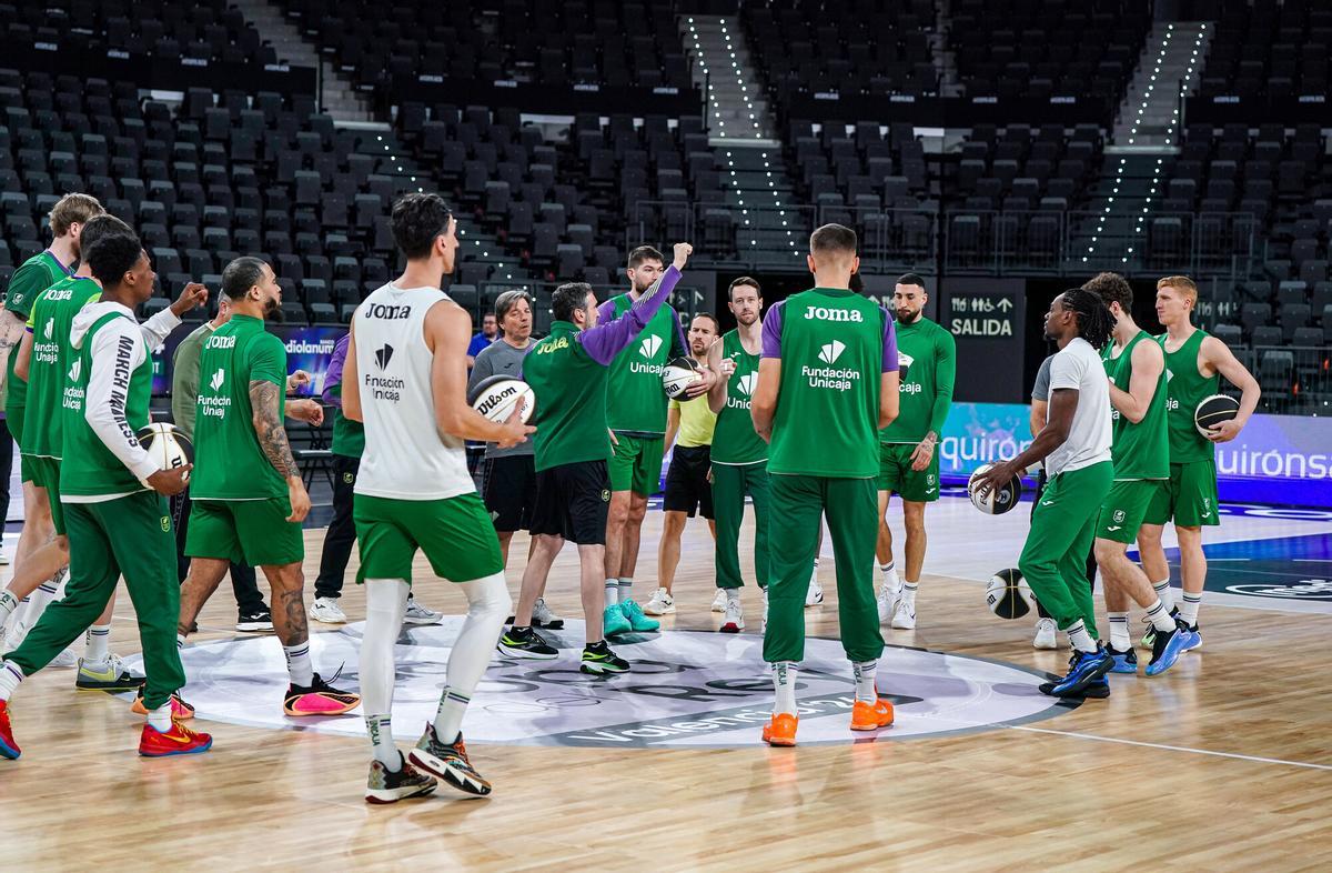 El Unicaja volverá a los entrenamientos este miércoles.