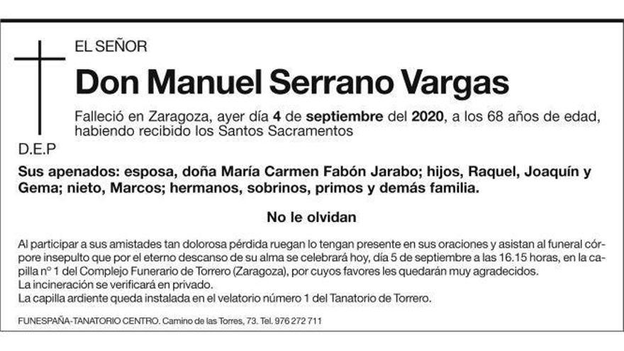 Manuel Serrano Vargas