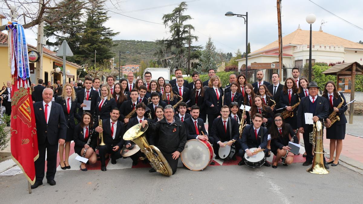 La banda de Jérica en el encuentro de 2018.