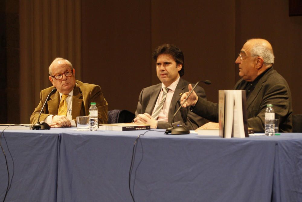 La presentació de "El llibre de Dionís" amb Pere Vila i Joaquim Nadal