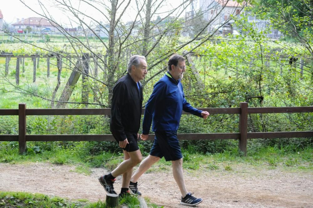 Mariano, fiel a su cita con la ruta da Pedra e da Auga