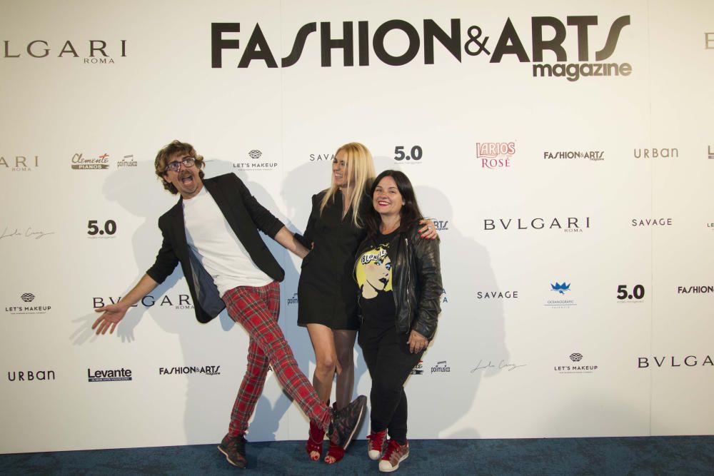 Gala de presentación de la revista Fashion & Arts Magazine en València.