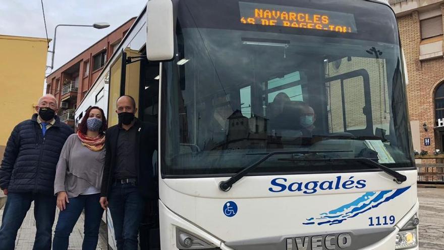 Territori amplia el servei de bus entre Navarcles, Sant Fruitós i Manresa