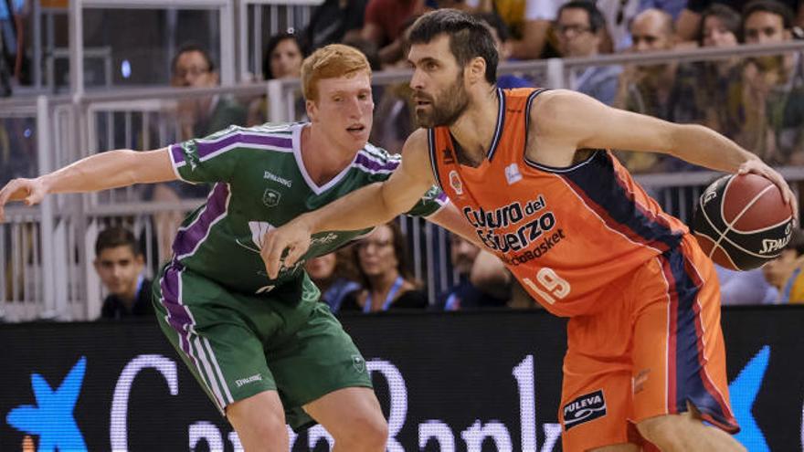 San Emeterio, durante la final