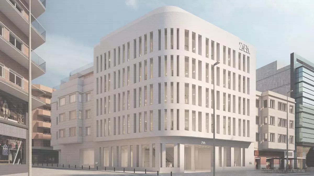 Zara prepara su apertura en un edificio de nueva construcción en Maisonnave