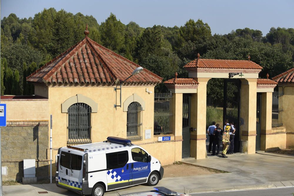 Ensurt a la residència d''Ampans als Comtals per un incendi