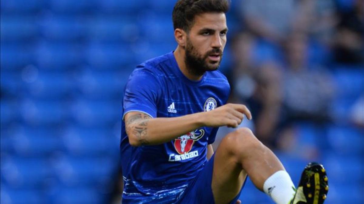 Cesc no ha sido titular esta temporada en la Premier League