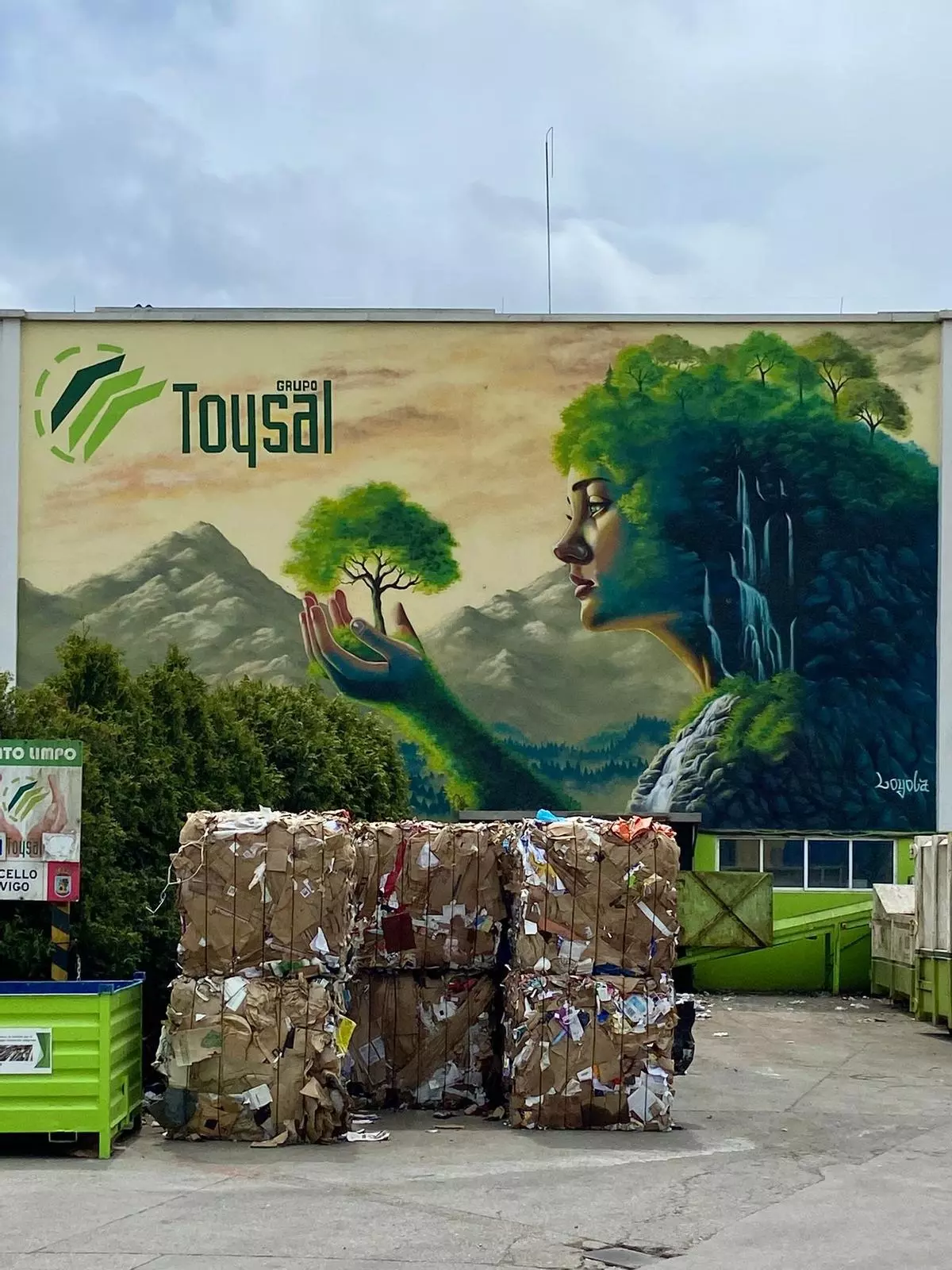 La diosa Gaia para enverdecer un polígono de Vigo