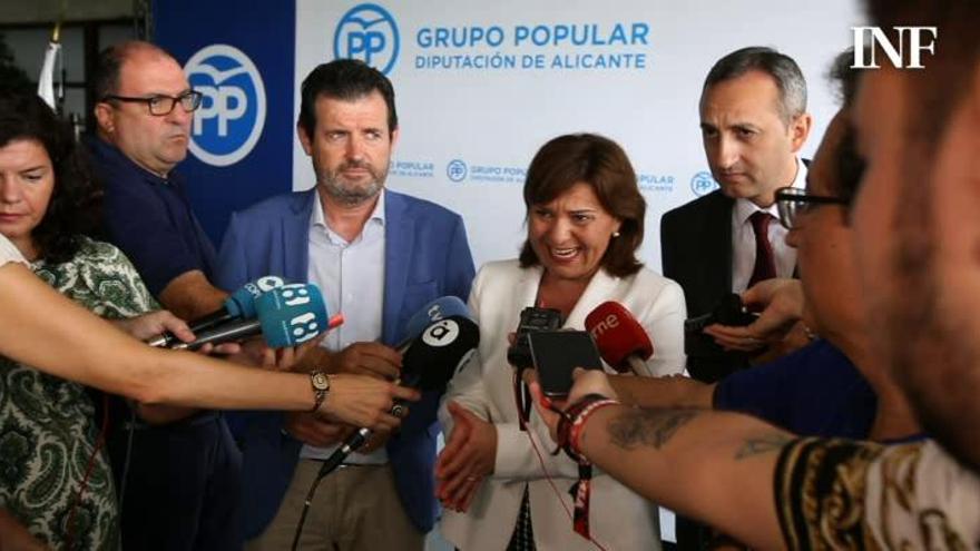 El PP defiende en bloque el papel de la Diputación frente al "pancatalanismo" del Consell