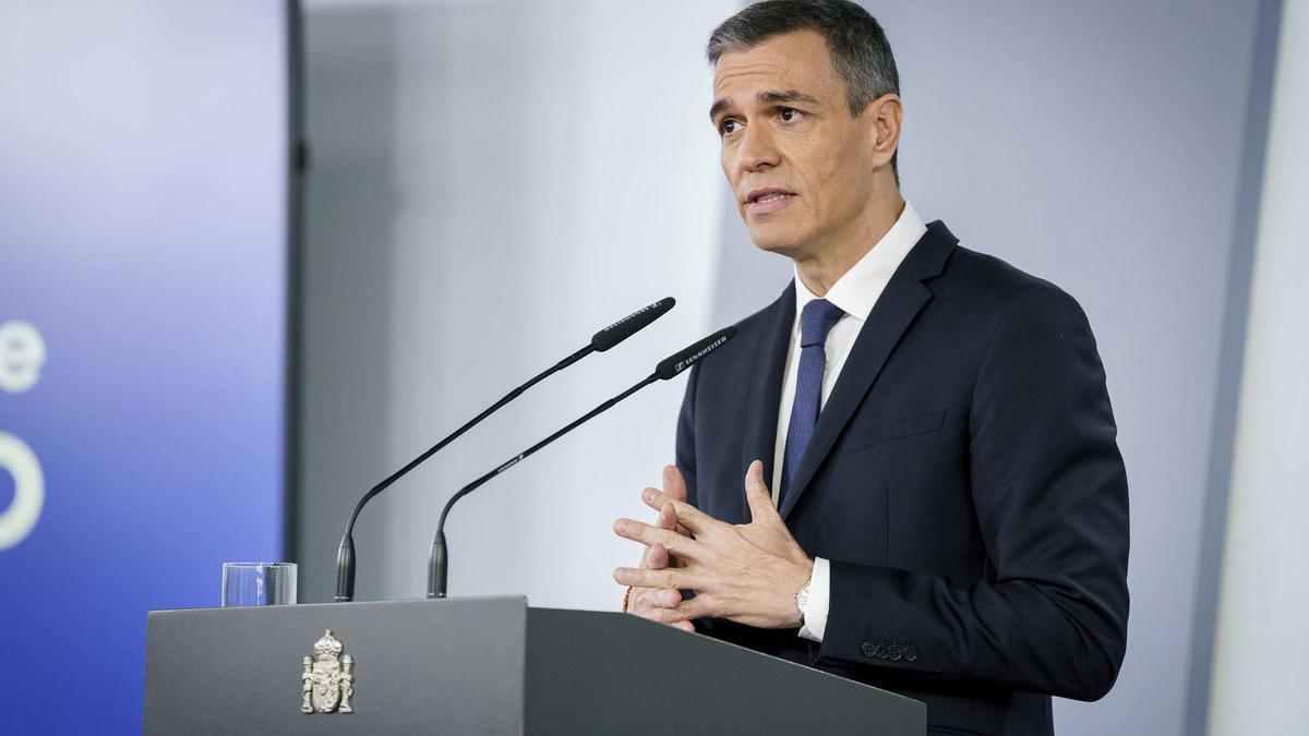 El presidente del Gobierno, Pedro Sánchez.
