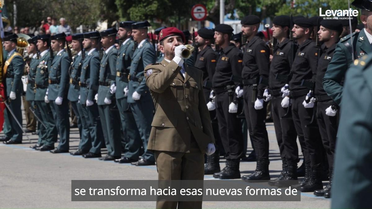 La Guardia Civil celebra sus 182 años en Llíria y homenajea a sus veteranos