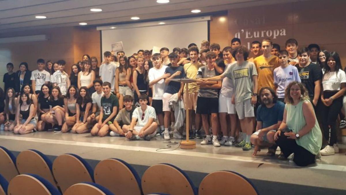 Els alumnes del Guillem de Berguedà que hi han participat | CCBERGUEDÀ