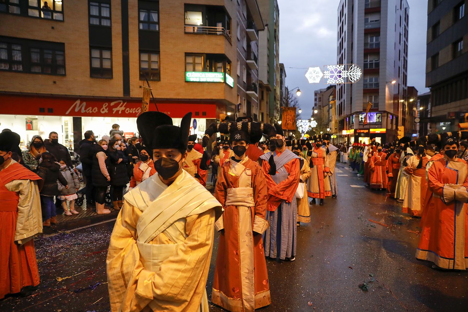 La cabalgata de los Reyes Magos en Gijón