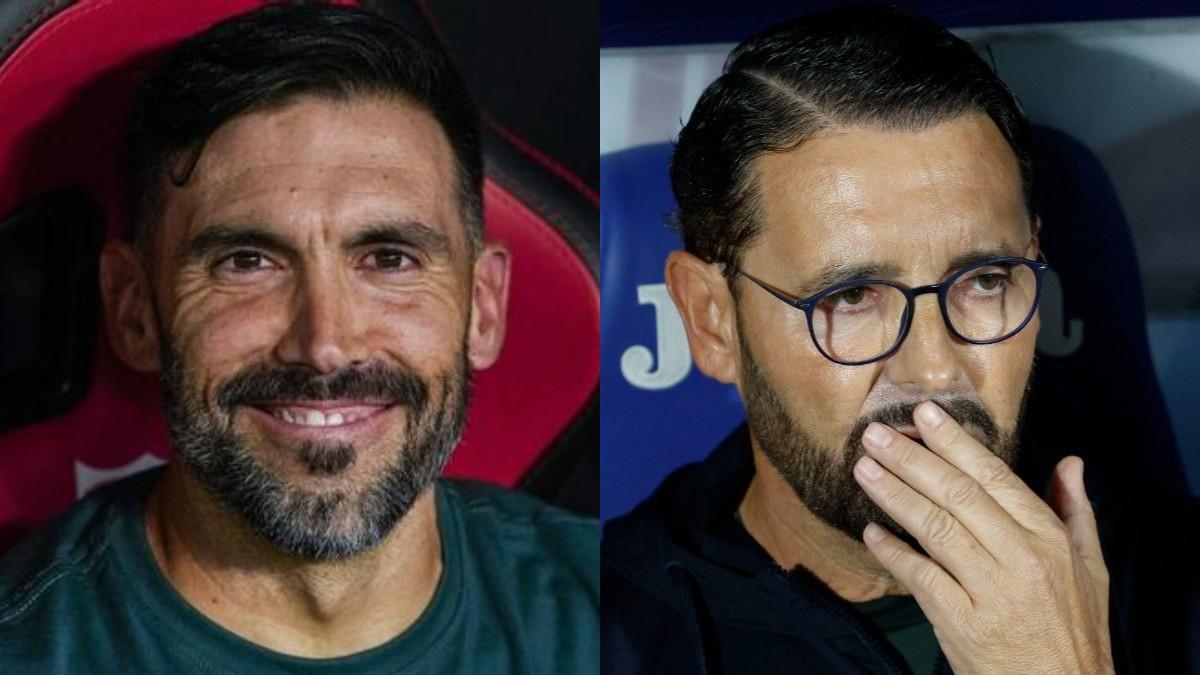 Eder Sarabia y José Bordalás