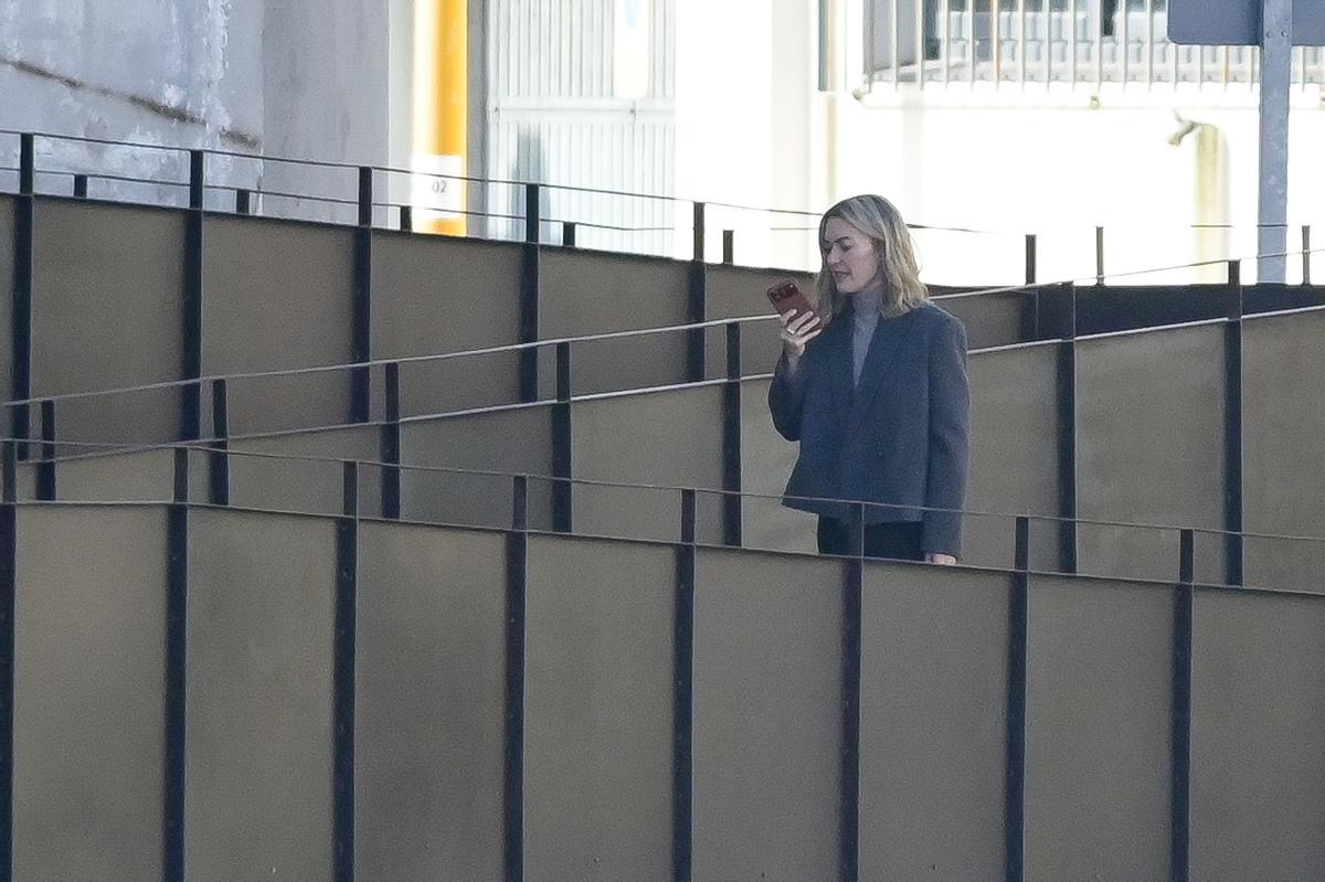 Marta Ortega, ayer, en el muelle de A Coruña