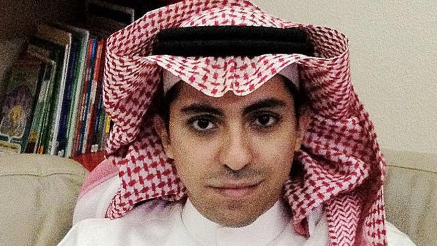 El bloguero saudí Raif Badawi.