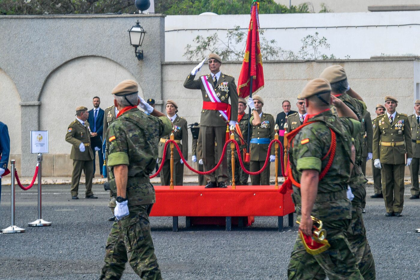 Celebración del día de la patrona de Infantería en Las Palmas de Gran Canaria