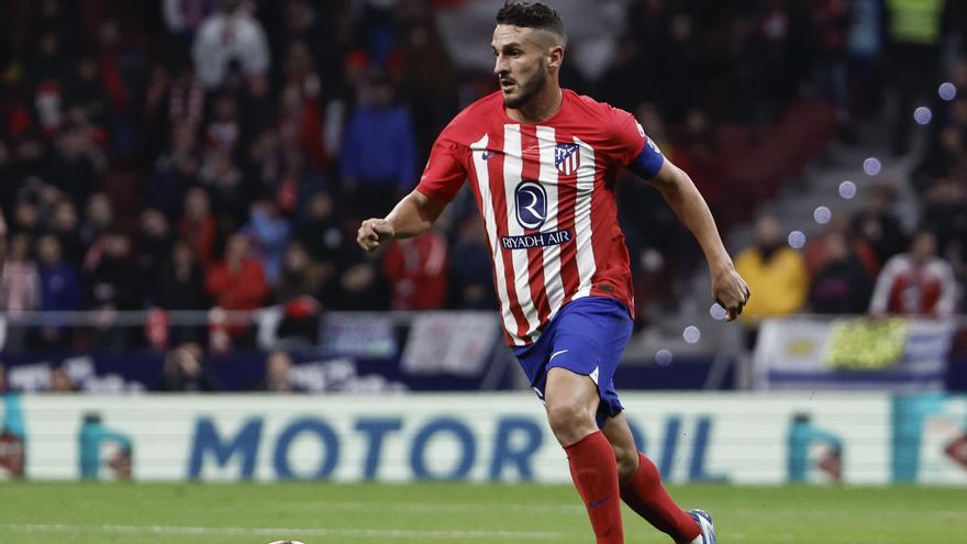 Koke, en un partido con el Atlético