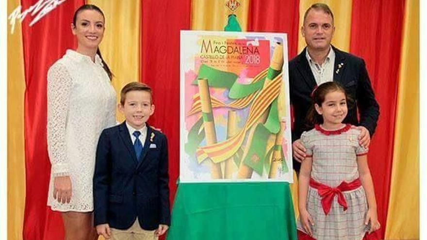 Con el cartel de Magdalena 2018