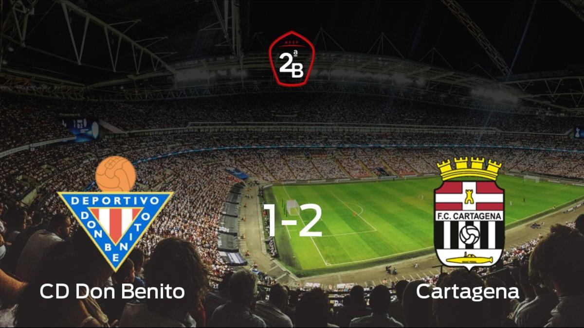 El Cartagena gana 1-2 al Don Benito y se lleva los tres puntos