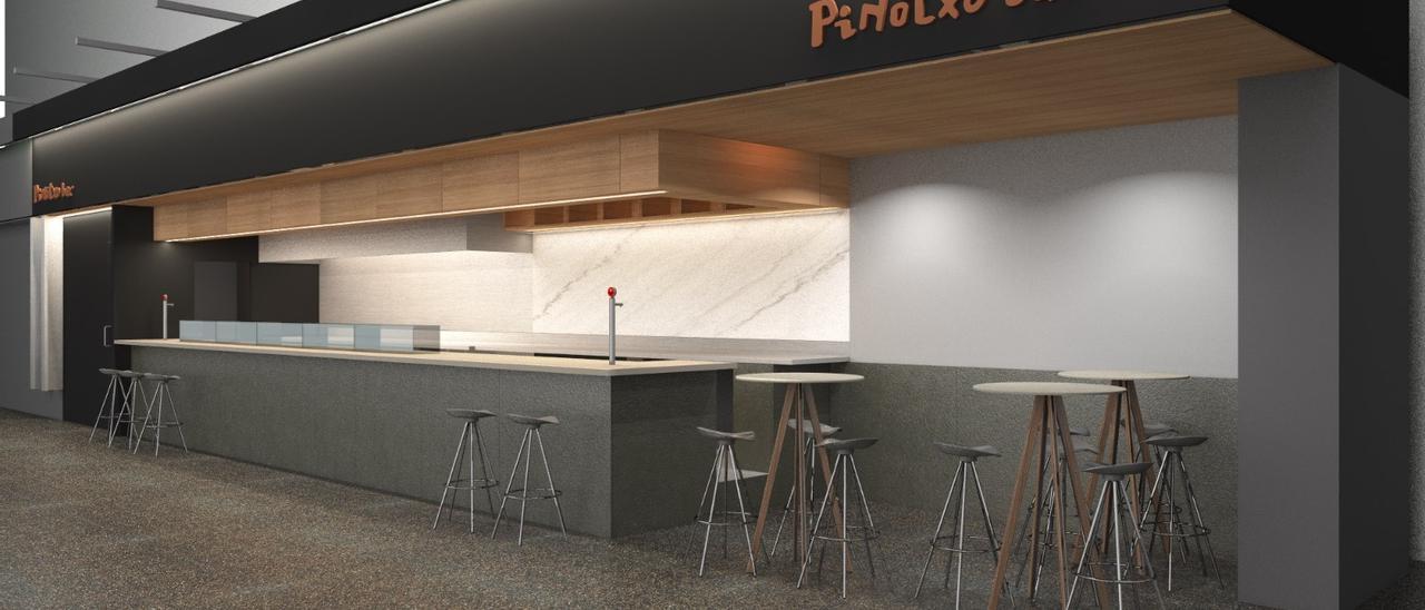 Imagen virtual del nuevo Pinotxo bar en Sant Antoni.