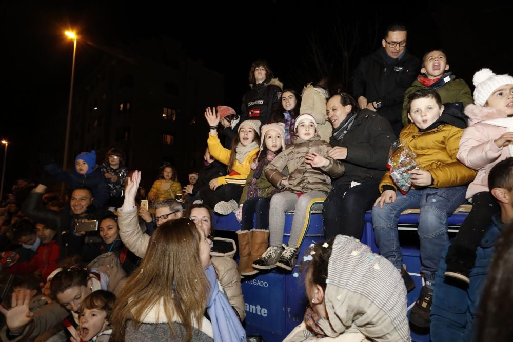 Cabalgata de Reyes 2019 en Gijón