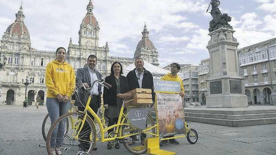 Presentación de la campaña sobre psoriasis en A Coruña. // C.P.