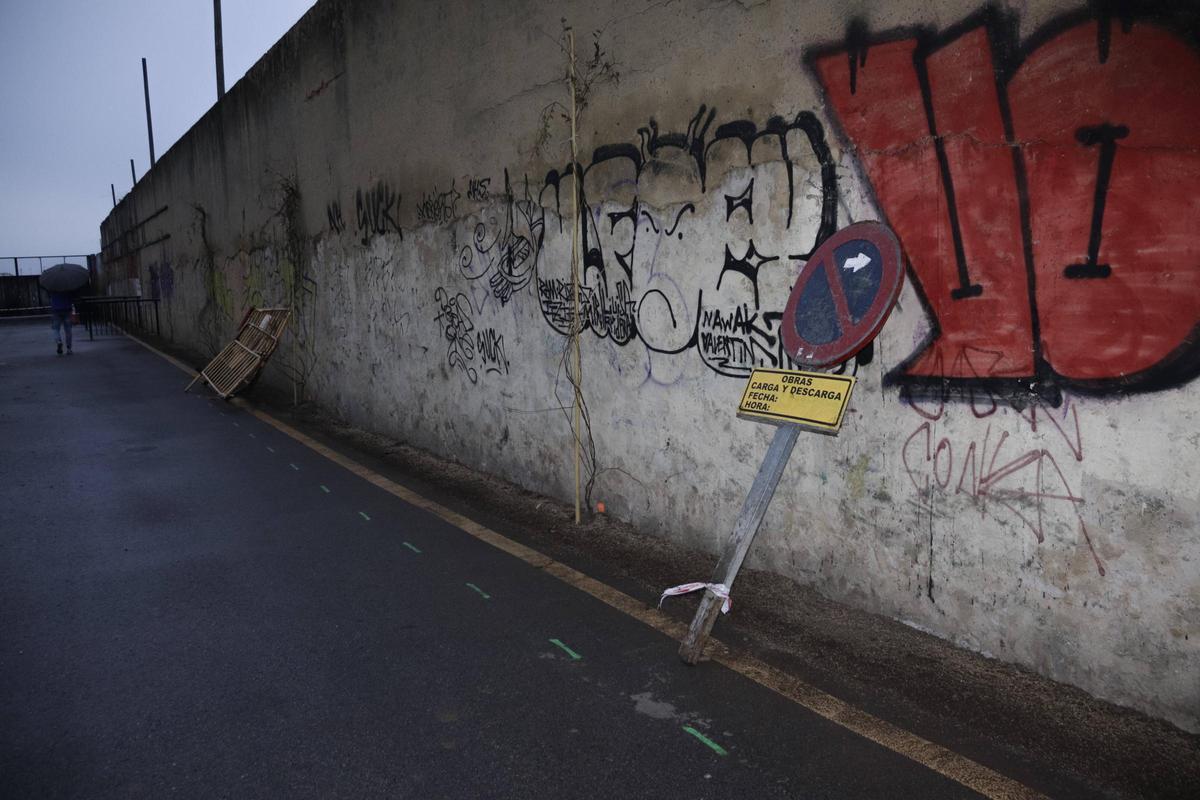 Así avanzan los trabajos para la recuperación de los terrenos de Naval Gijón (en imágenes)