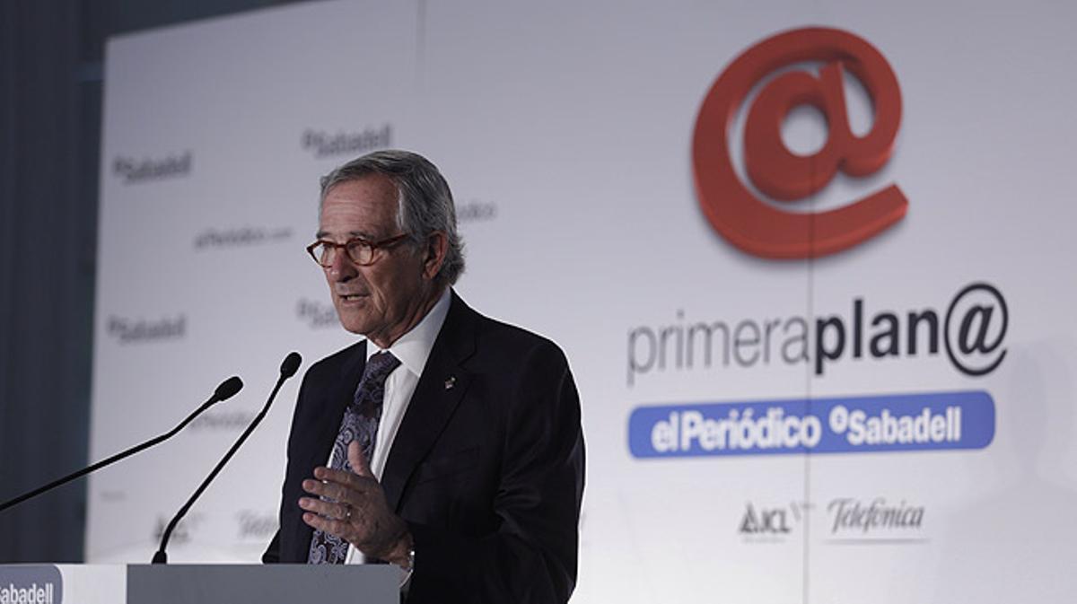 Xavier Trias, alcalde de Barcelona, protagonista del fòrum de debat Primera Plana.