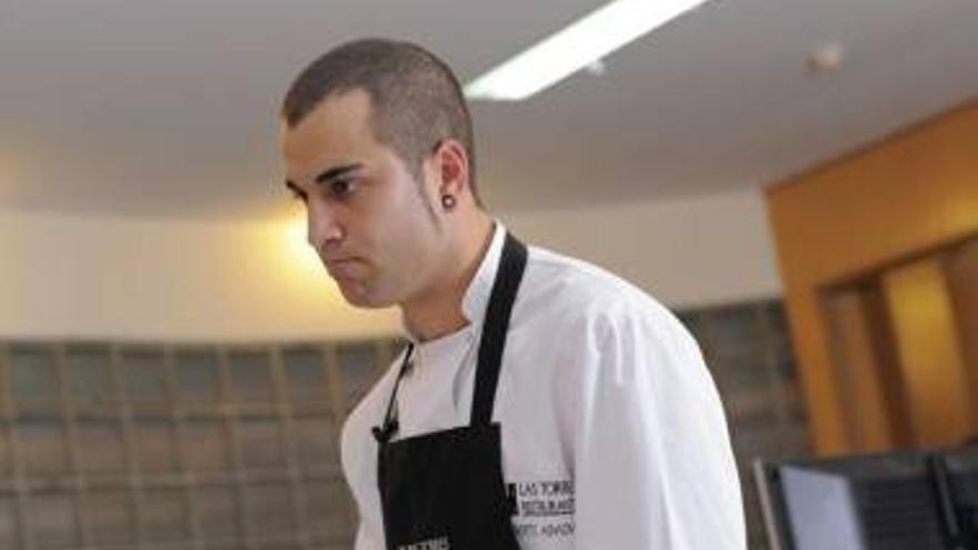 Alberto Abadía, ganador del concuso de cocina &quot;Huesca La Magia de la Gastronomía&quot;