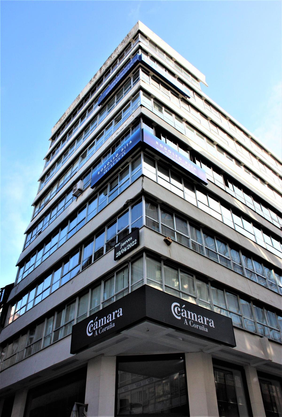 Sede de la Cámara de Comercio de A Coruña.
