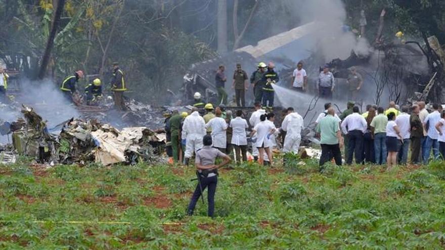 Accidente de avión en Cuba; primeras imágenes, gráficos y vídeos