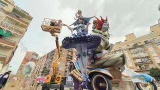 Plantà del 9 de marzo: elevación de Fallas en cuestión de horas