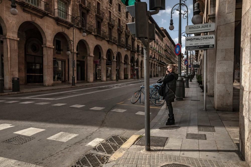 Las imágenes de una semana de confinamiento en Mallorca