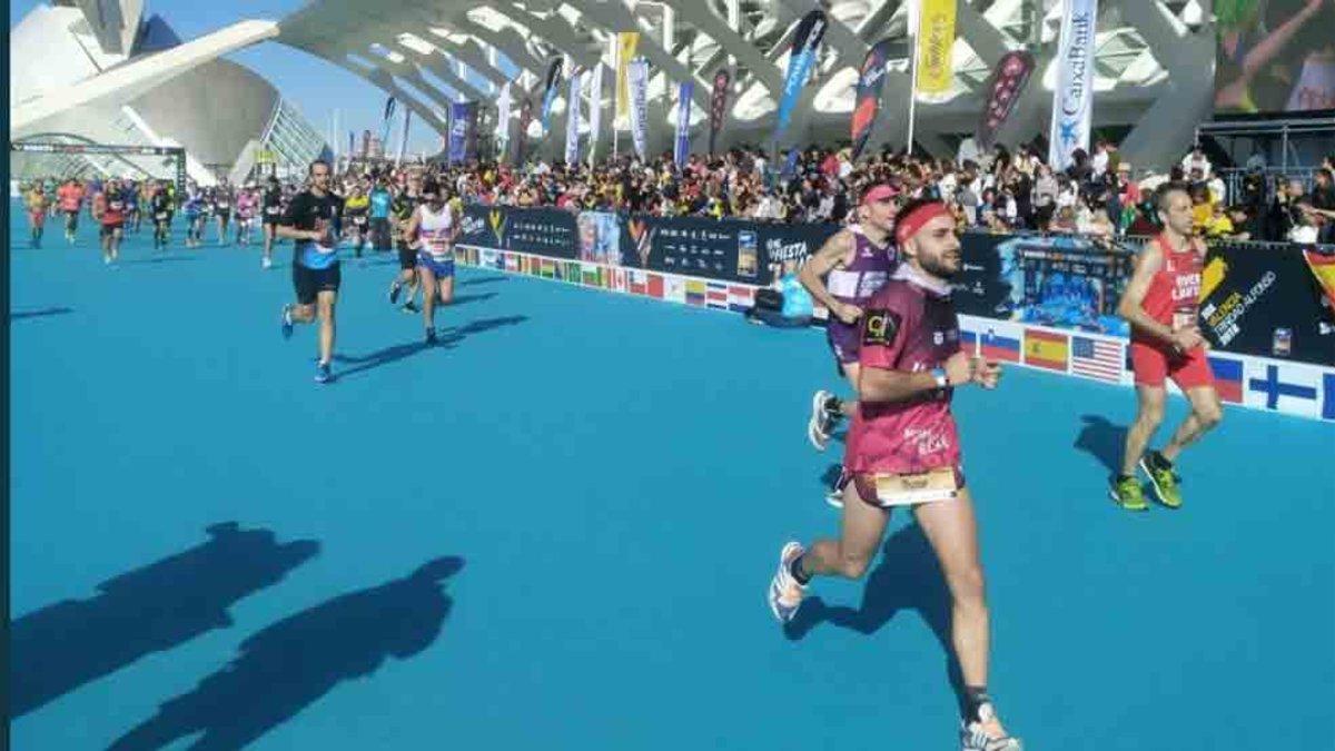 Martin Fiz fue uno de los participantes en la prueba de 10 Kilómetros en Valencia