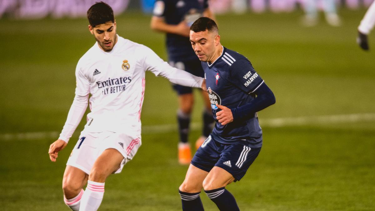 Partido de la temporada pasada entre el Real Madrid y el Celta en Valdebebas.