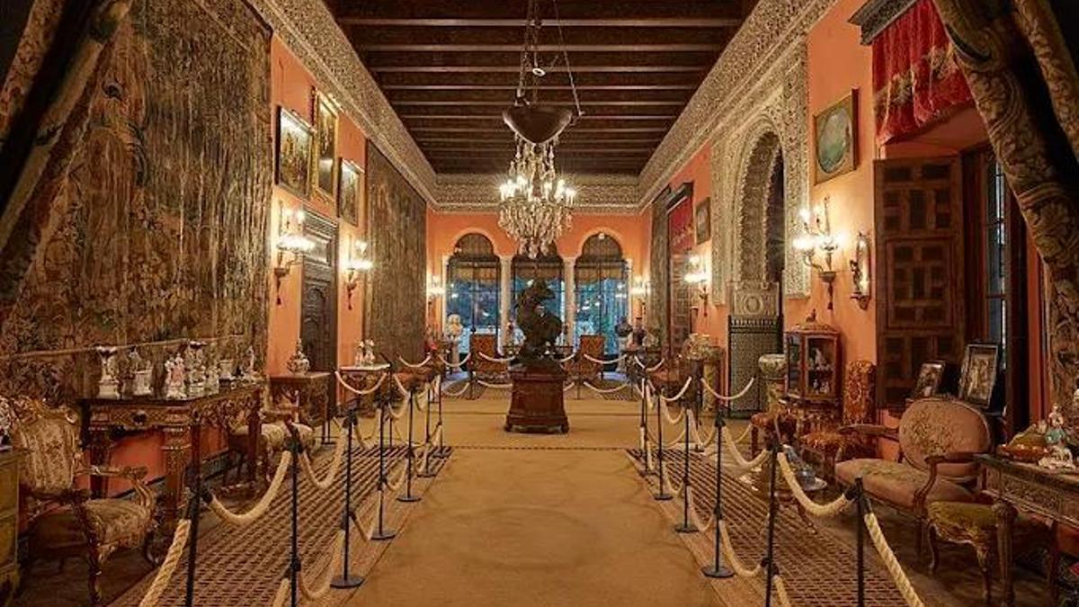 Salón interior del Palacio de las Dueñas.