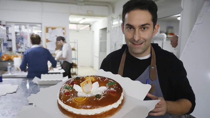 Así hacen el Roscón de Reyes en la panadería El Brillante