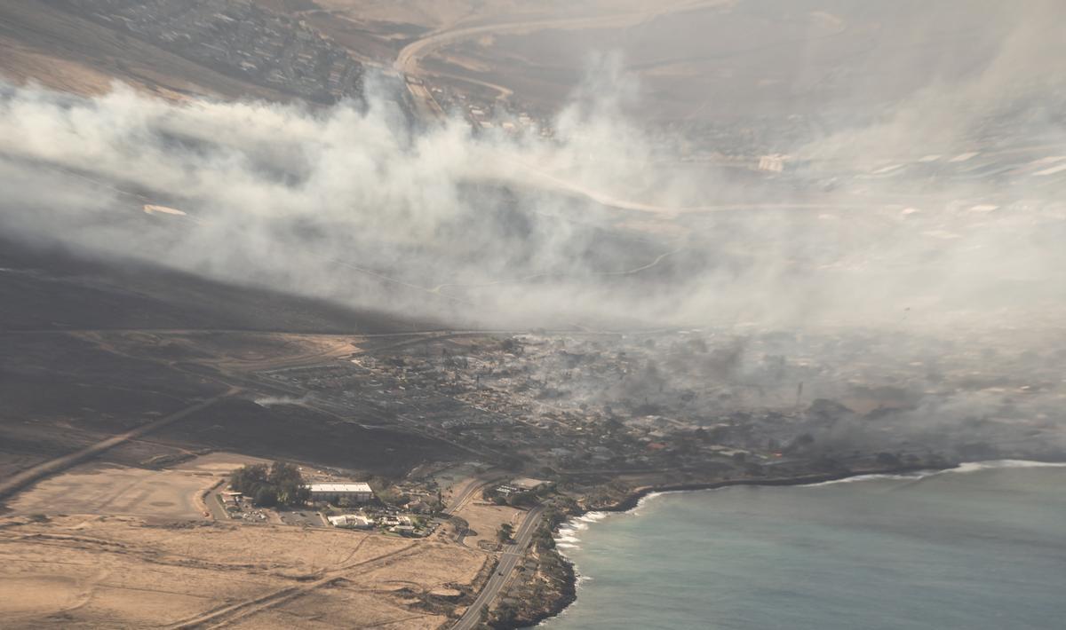 Incendios en la isla de Maui, en Hawái