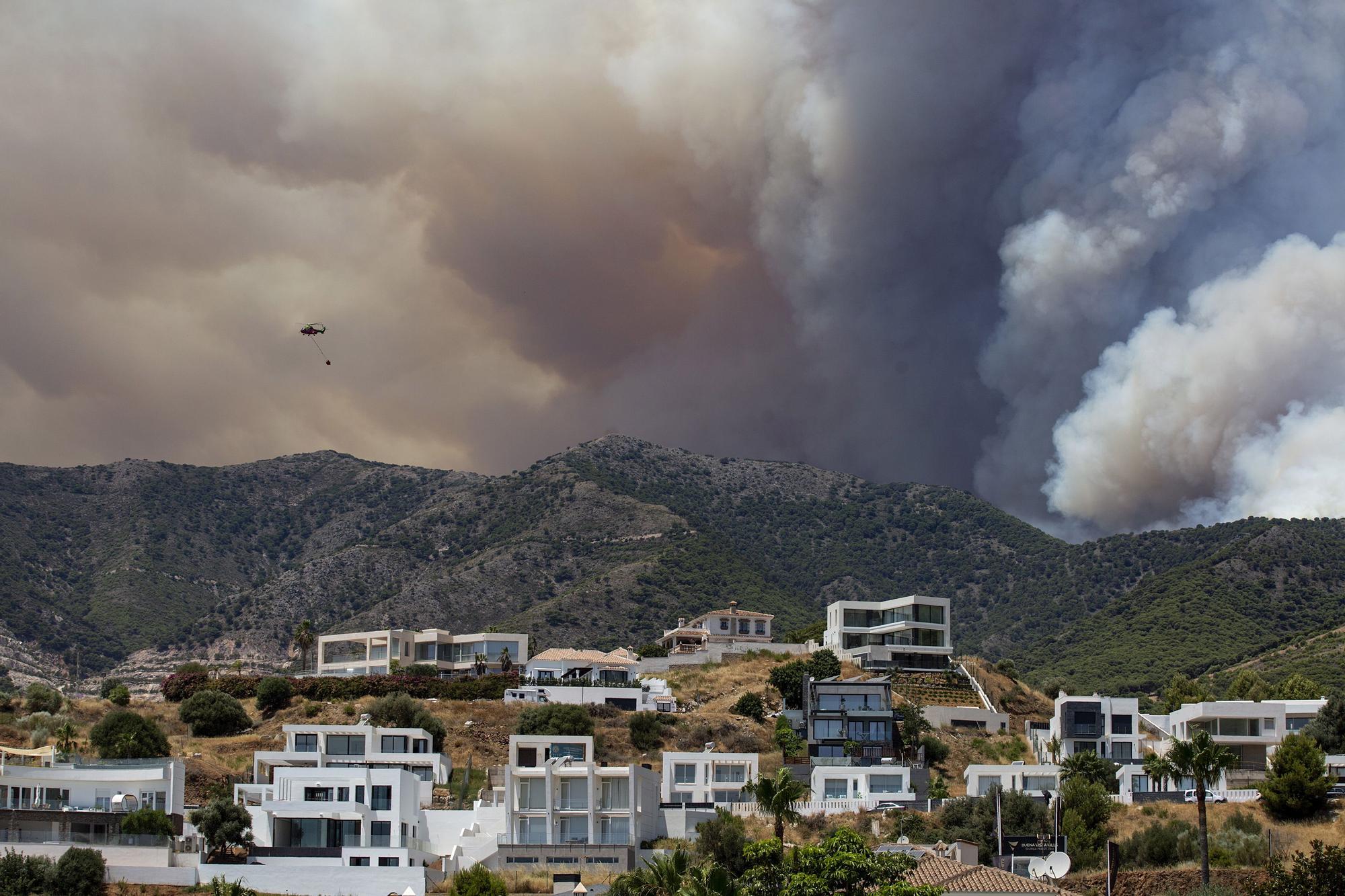 Declarado un incendio en la Sierra de Mijas