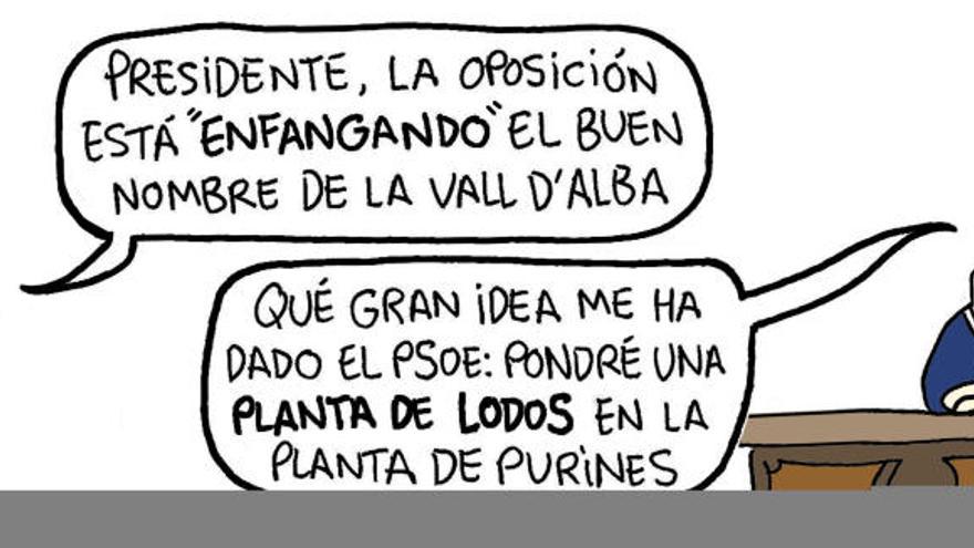 Diputación y Epsar sondean tratar lodos de depuradoras en la planta de Vall d&#039;Alba