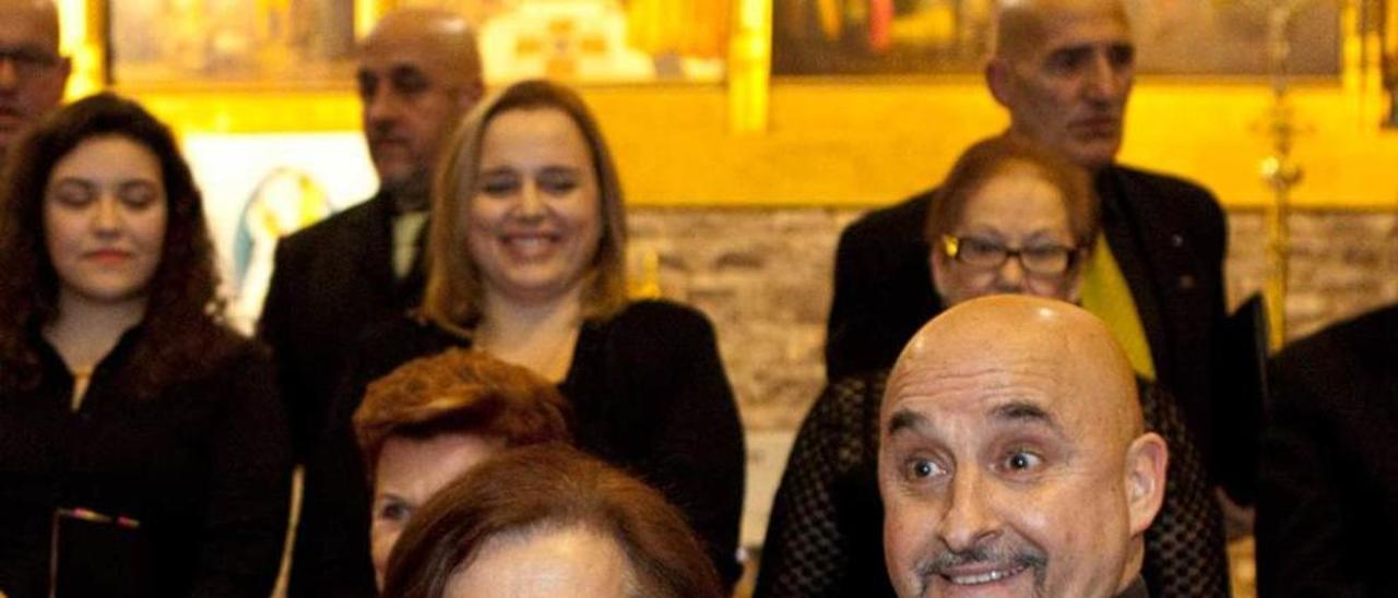 María Paz Lastra y Juan Carlos Rodríguez, distinguidos con la insignia de oro del Orfeón.