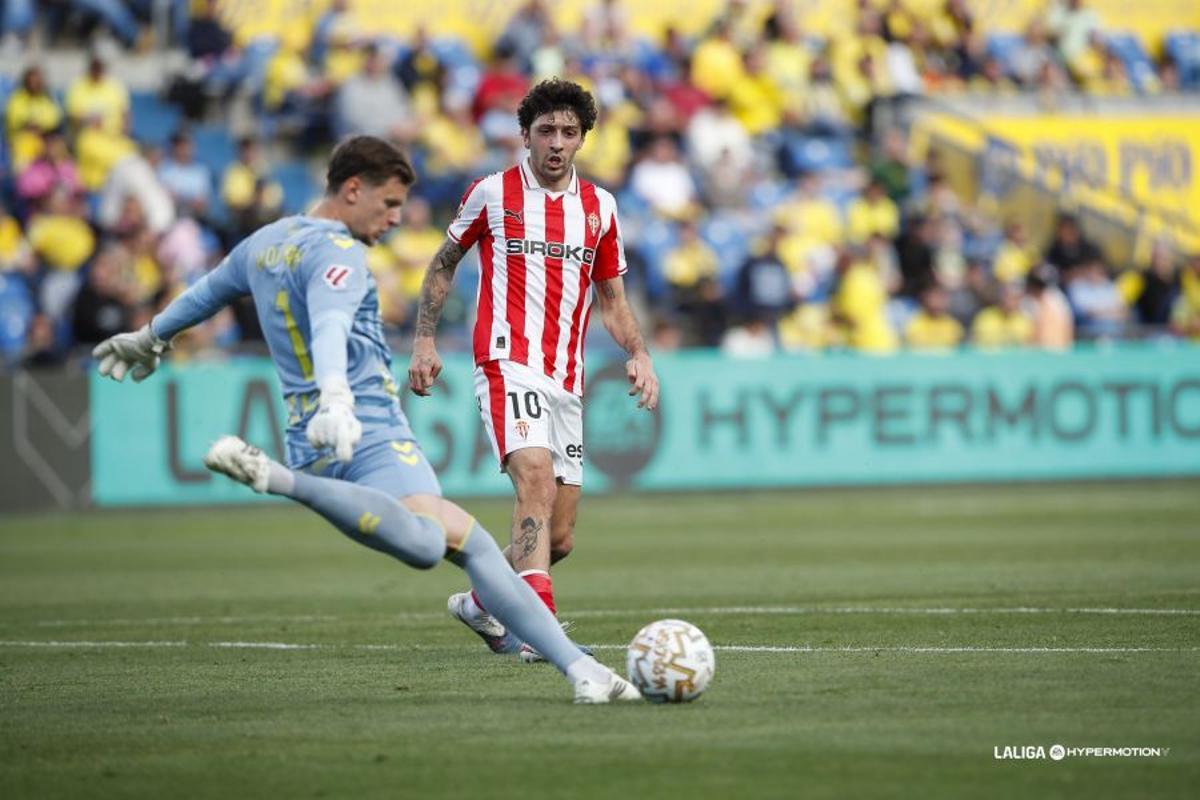 Así fue el partido entre el Sporting y Las Palmas