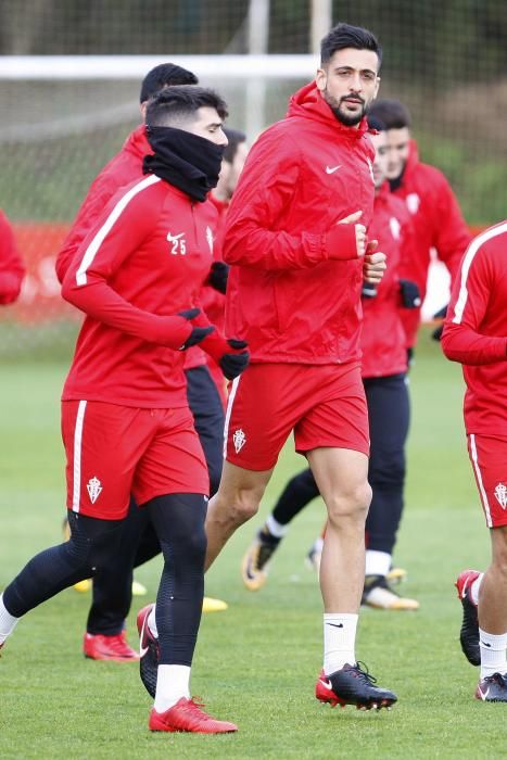 Entrenamiento del Sporting