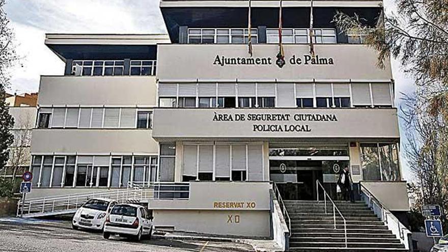 El cuartel de la Policía Local de Palma.